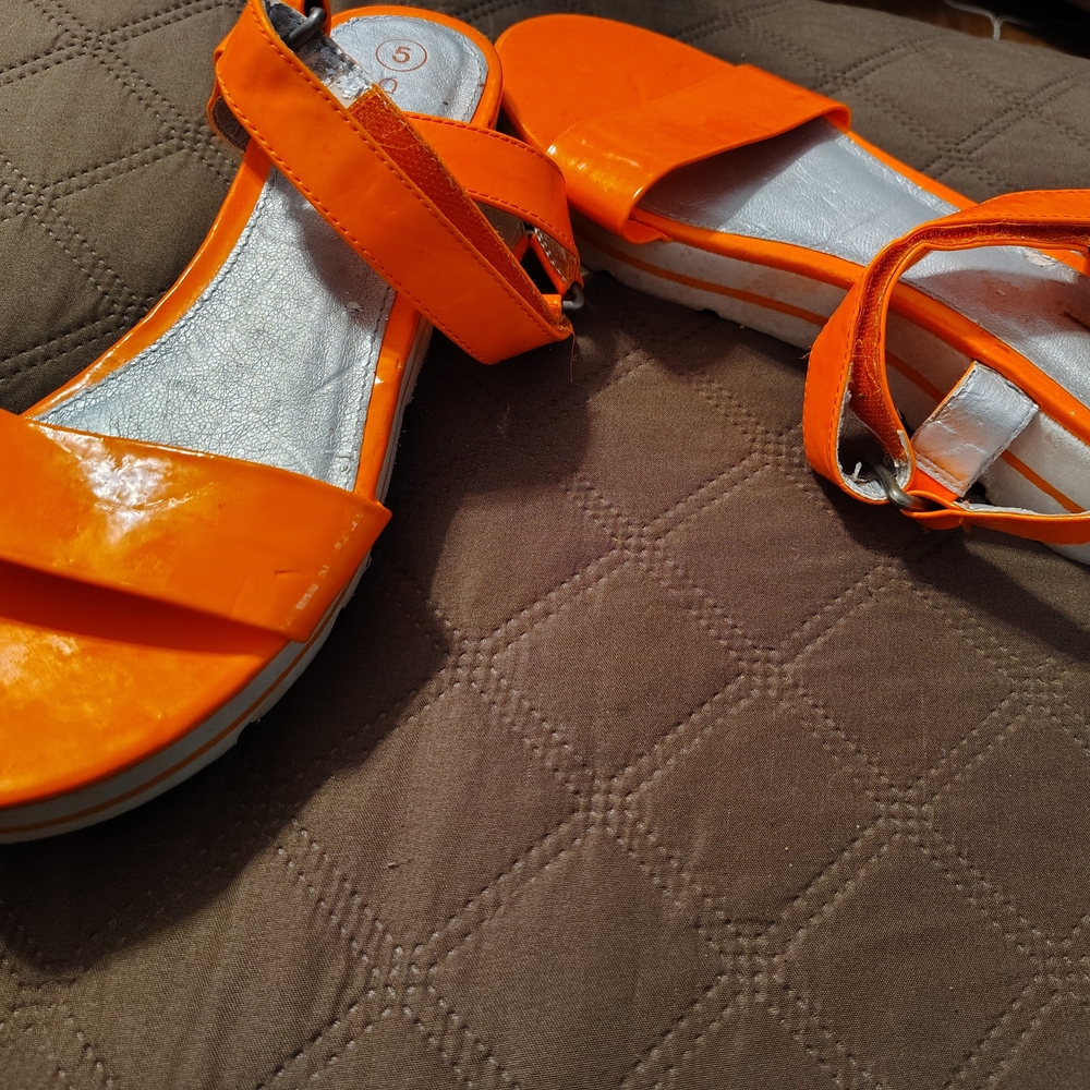 Cherokee Vibrant Orange Women's Sandals